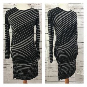 Striped Grey Jessica Simpson Dress